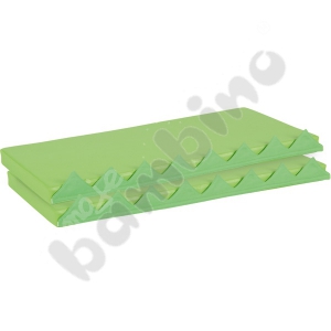Set of mattresses for manipulative wall - green