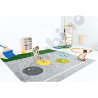 Educational rug - colorful stones