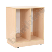Cabinet Grande M for containers - 2 columns - maple
