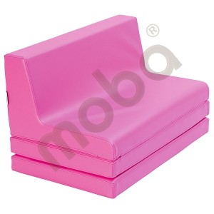 Folding sofa - pink