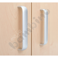 Flexi-TB cabinet M with narrow shelf, birch doors with lock