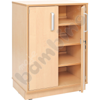 Flexi-TB Cabinet D with 3 shelves, width 60 cm, door with a lock