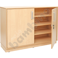 Flexi-TB Cabinet D with 3 shelves, width 118 cm, door with a lock