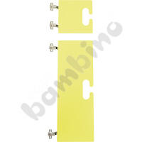 Small and big doors for Chameleon cloakroom,  soft closing mechanism - lime