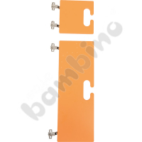 Small and big doors for Chameleon cloakroom, soft closing mechanism - orange