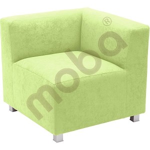 Flexi corner sofa, height: 35 cm, green