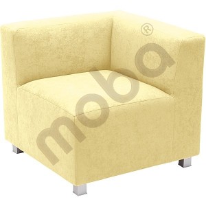 Flexi corner sofa, height: 35 cm, yellow