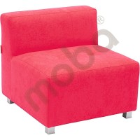 Flexi small sofa, height: 35 cm, red