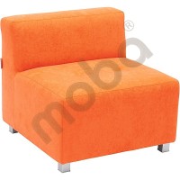 Flexi small sofa, height: 35 cm, orange