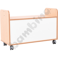 Movable S cabinet with shelf for corners - with magnetic board