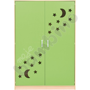 Cabinets for storing 501001 cots -green laminated doors