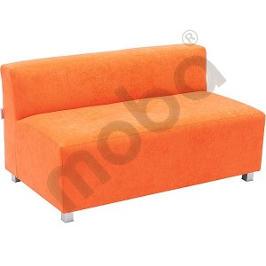 Flexi big sofa, height: 35 cm, orange