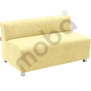 Flexi big sofa, height: 35 cm, yellow