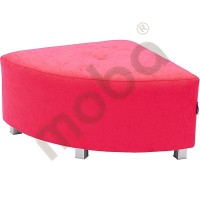 Flexi corner pouf, height: 35 cm, red