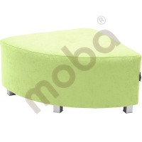 Flexi corner pouf, height: 35 cm, green