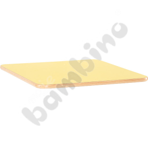Flexi square tabletop 60 x 60  - yellow