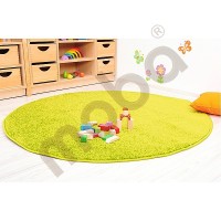 Round carpet - dia. 100 cm - green