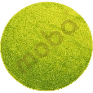 Round carpet - dia. 80 cm - green