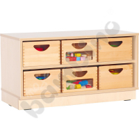 Cabinet Flexi-TB M with 1 shelf, with plinth