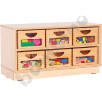 Cabinet Flexi-TB M with 1 shelf, with plinth