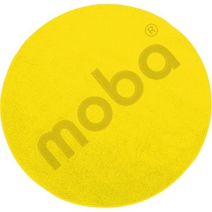 Round carpet - dia. 40 cm - yellow