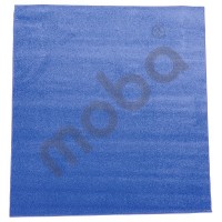 Single-coloured carpet - blue 2 x 2 m