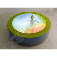 Illuminated round pool, h. 40 cm