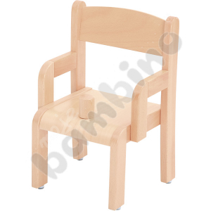 Chair with anti-slip bar and felt feet - size 1