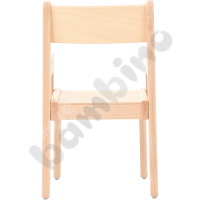 Chair Chris Deluxe 1, with felt gliders, seat height 26 cm, for table height 46 cm