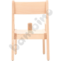 Chair Chris Deluxe 0 with non-slip stop, with felt gliders, seat height 21 cm, for table height 40 cm