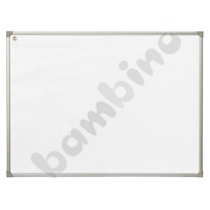 Magnetic whiteboard without imprint, simple, varnished