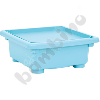 Play tub with lid - blue