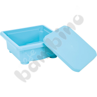 Play tub with lid - blue