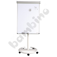 White board with sheets of paper (with stand)