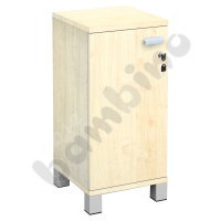Narrow left cabinet with lock