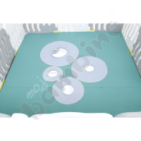 Module playpen with mattress