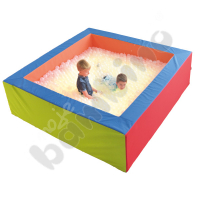 Illuminated pool with changing colors, height 60 cm