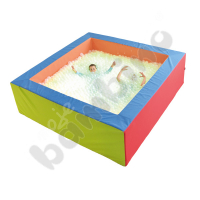 Illuminated pool with changing colors, height 60 cm