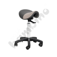 Lux Mobile Stool with office wheels, 49-62 cm