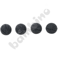 Knitted pads for chairs, 16-22 mm, graphite