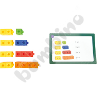 Mathematical blocks with task cards