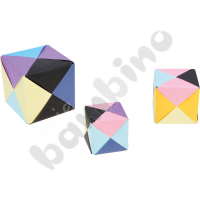 Square origami shapes mix - big set