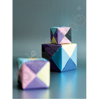 Square origami shapes mix - big set