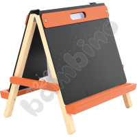 Easel with two-sided boards