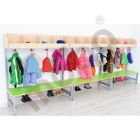 Flexi cloakroom with frame 4, height: 35 cm, green