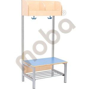 Flexi cloakroom with frame 2, height: 35 cm, blue