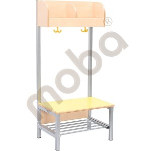 Flexi cloakroom with frame 2, height: 26 cm, yellow