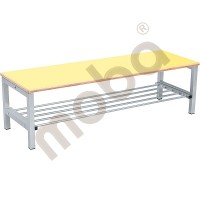 Flexi bench for cloakroom 4, height: 26 cm, yellow