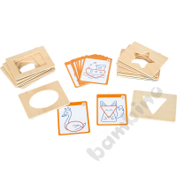 Wooden magnetic templates