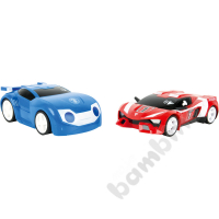 Racing car witha drive -red